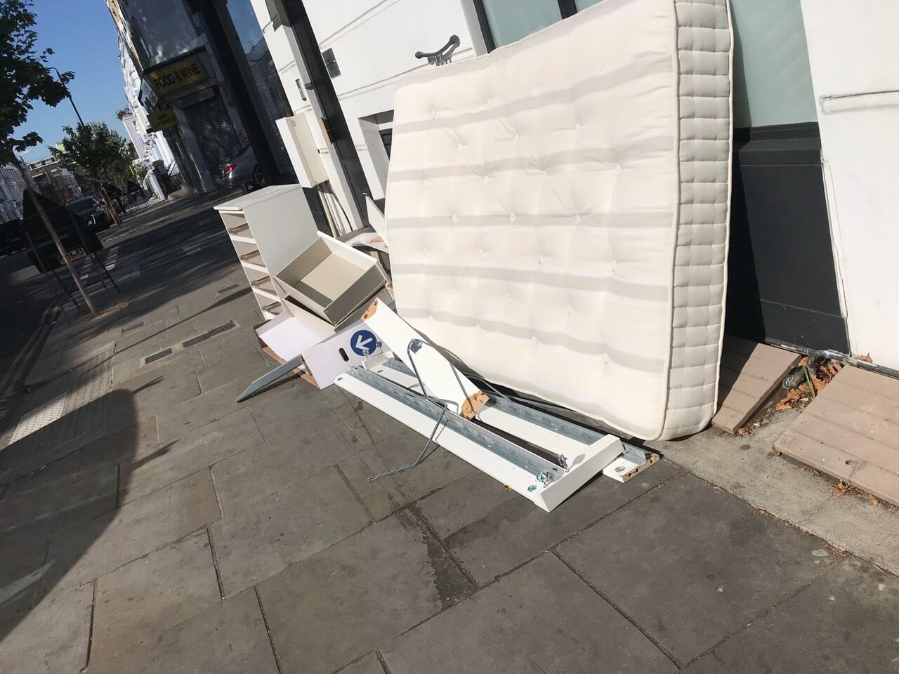 bed and mattress removal