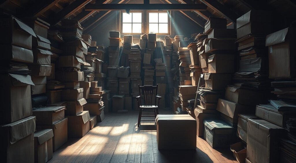 boxes in flat