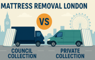 featured image mattress removal london council vs private
