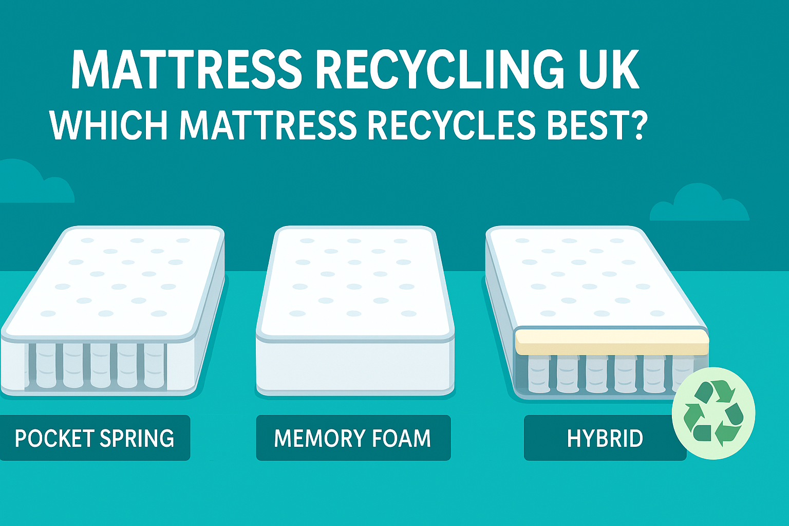 bed frame recycling options comparison chart uk