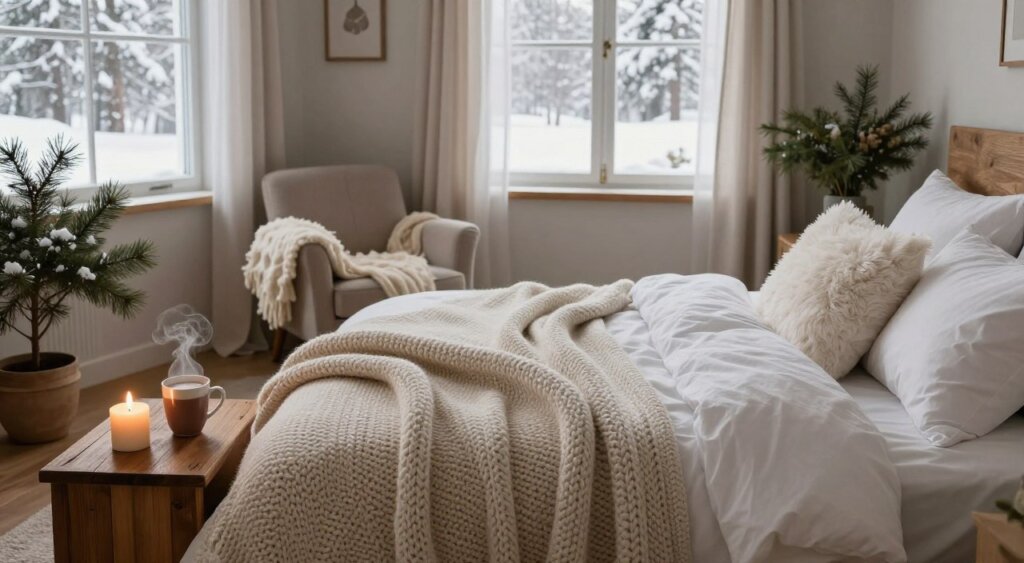 cosy winter bedroom ideas